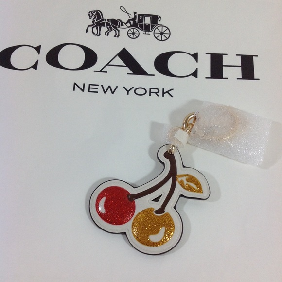 Coach Accessories - Coach Glitter Cherry Bag Charm